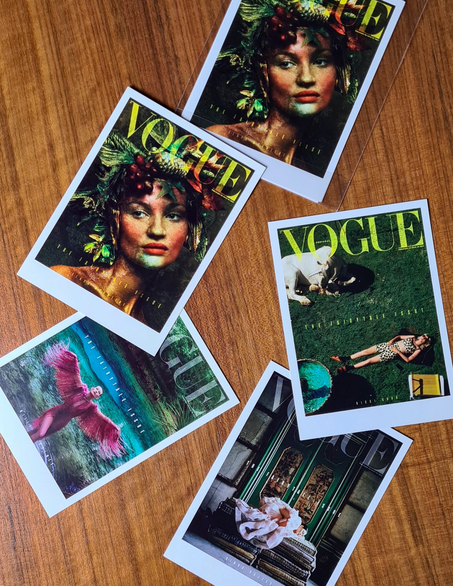 Set of four Fairytale Covers Postcards