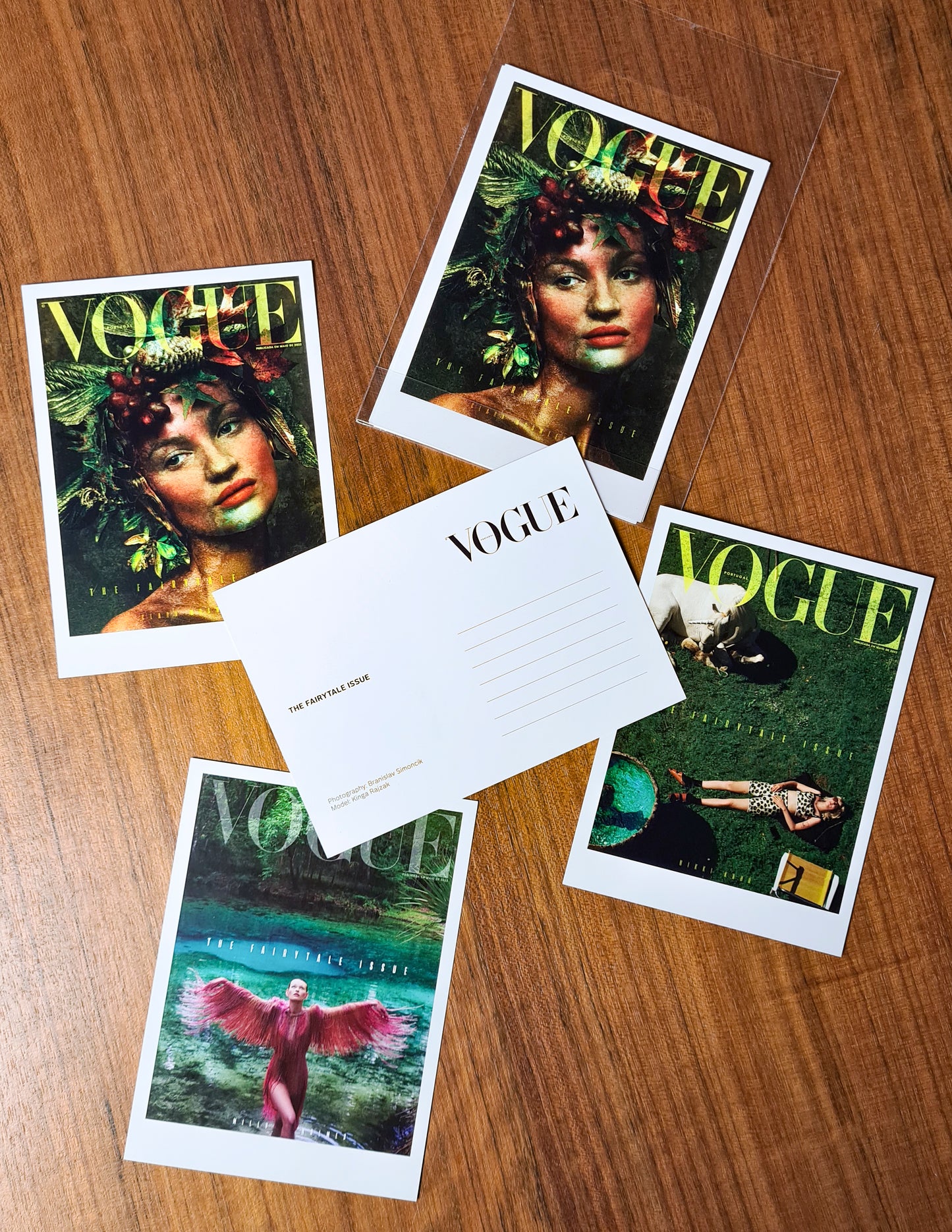 Set of four Fairytale Covers Postcards