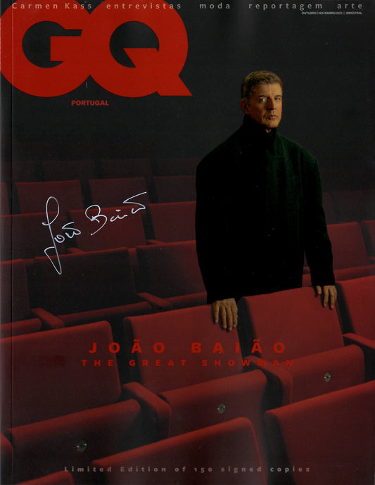 GQ Portugal October 2025 - João Baião | Limited Edition of 150 signed copies